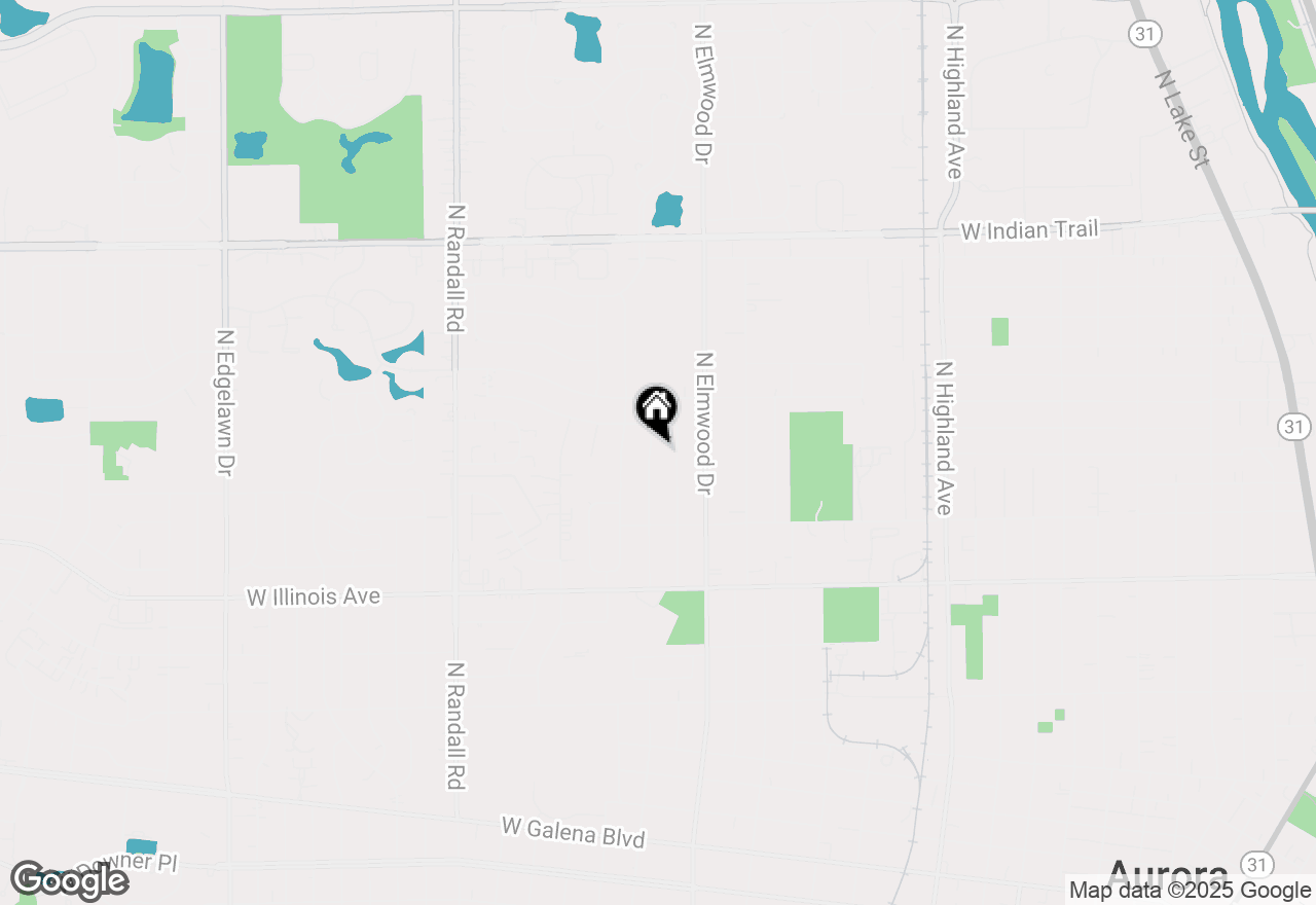 Map of 865 N Fordham Avenue, Aurora, IL 60506