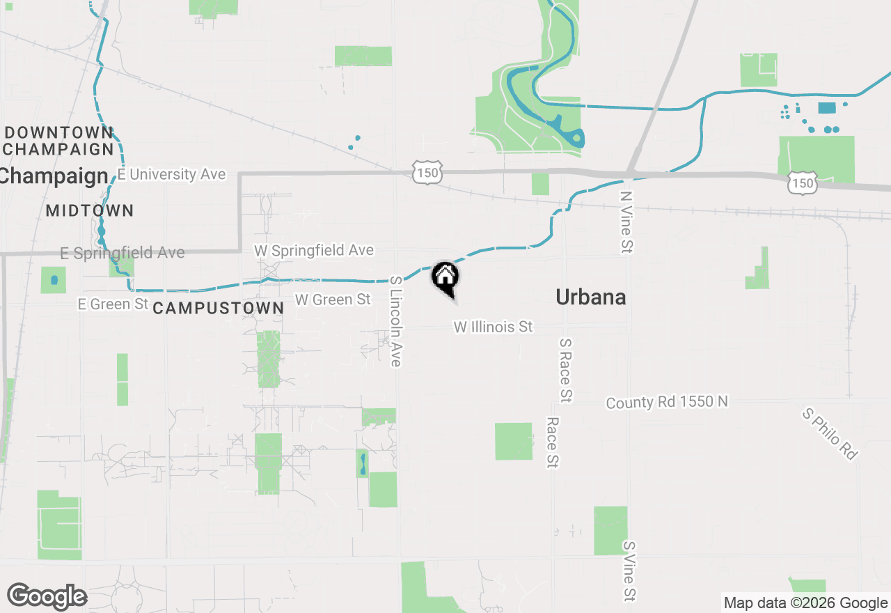 Map of 309 S Coler Avenue, Urbana, IL 61801