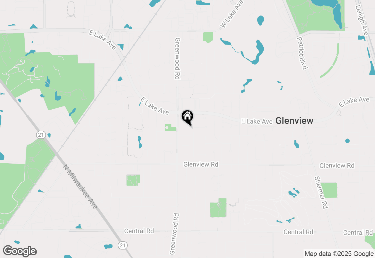 Map of 3201 Crestwood Lane, Glenview, IL 60025