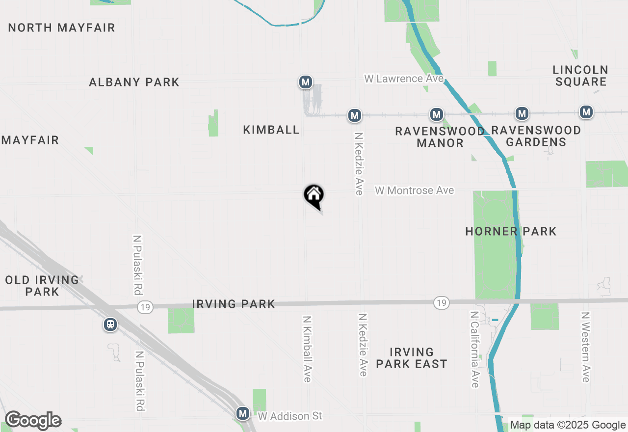 Map of 3338 W Cullom Avenue, Chicago, IL 60618
