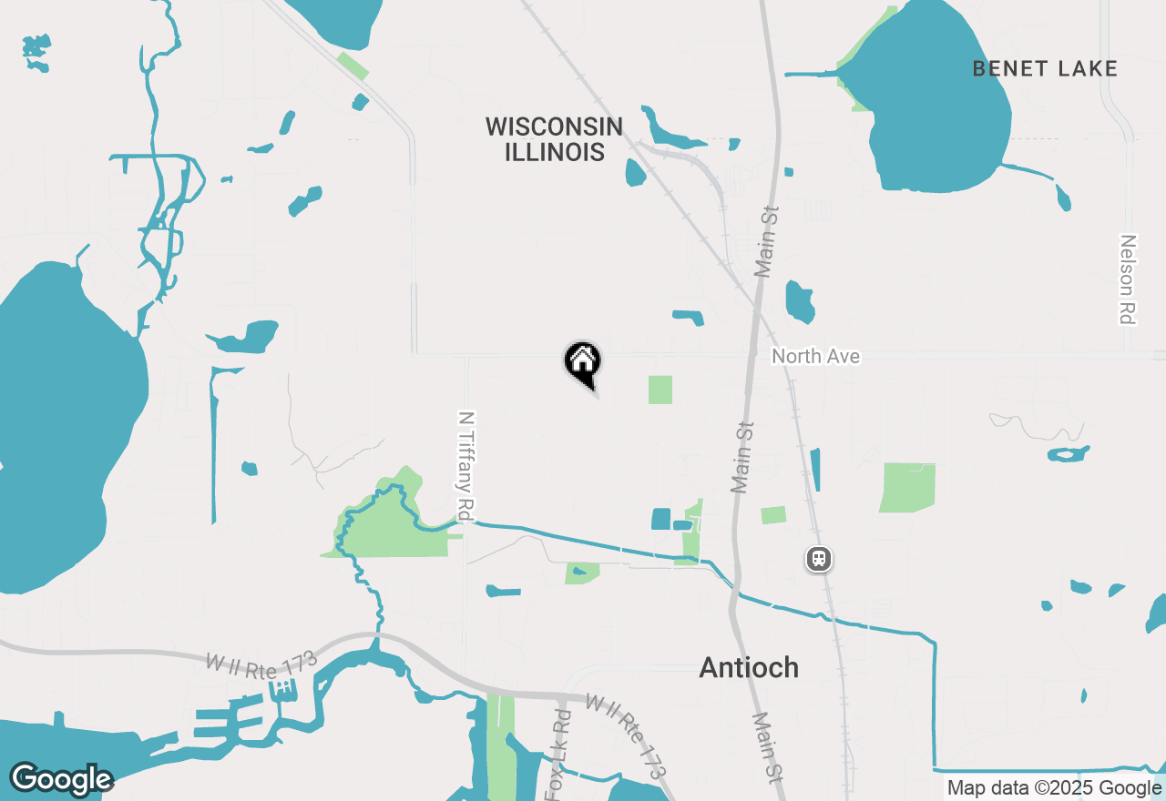 Map of 603 Ridgewood Drive, Antioch, IL 60002