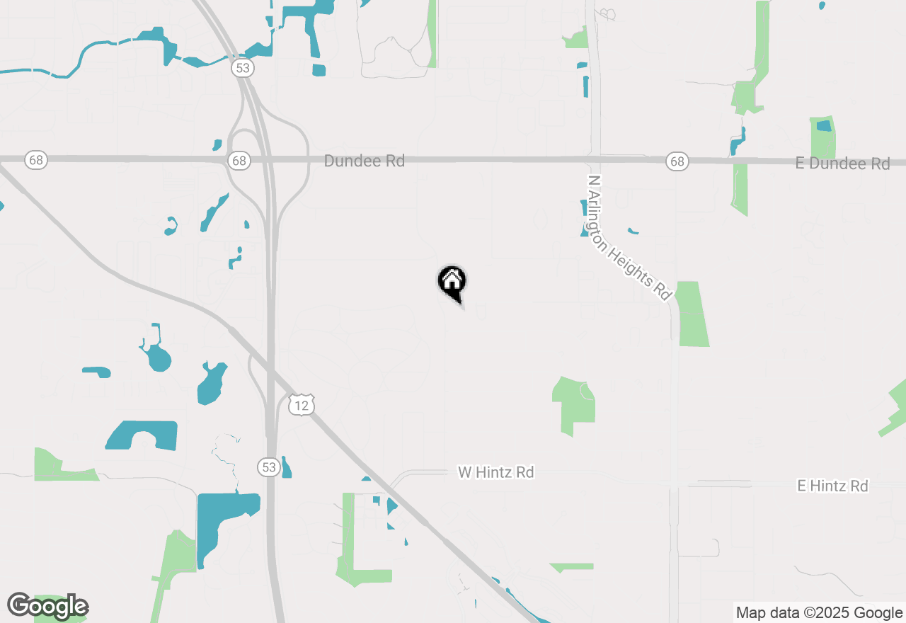 Map of 905 W University Drive, Arlington Heights, IL 60004