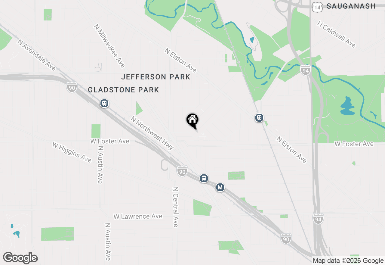 Map of 5207 N Ludlam Avenue, Chicago, IL 60630