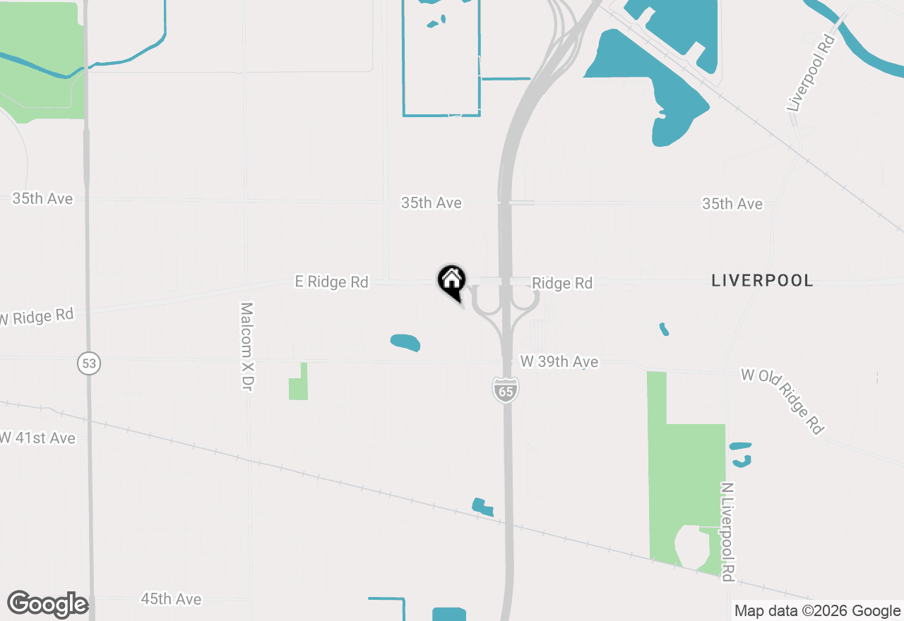 Map of 3771 Alabama Street, Hobart, IN 46342