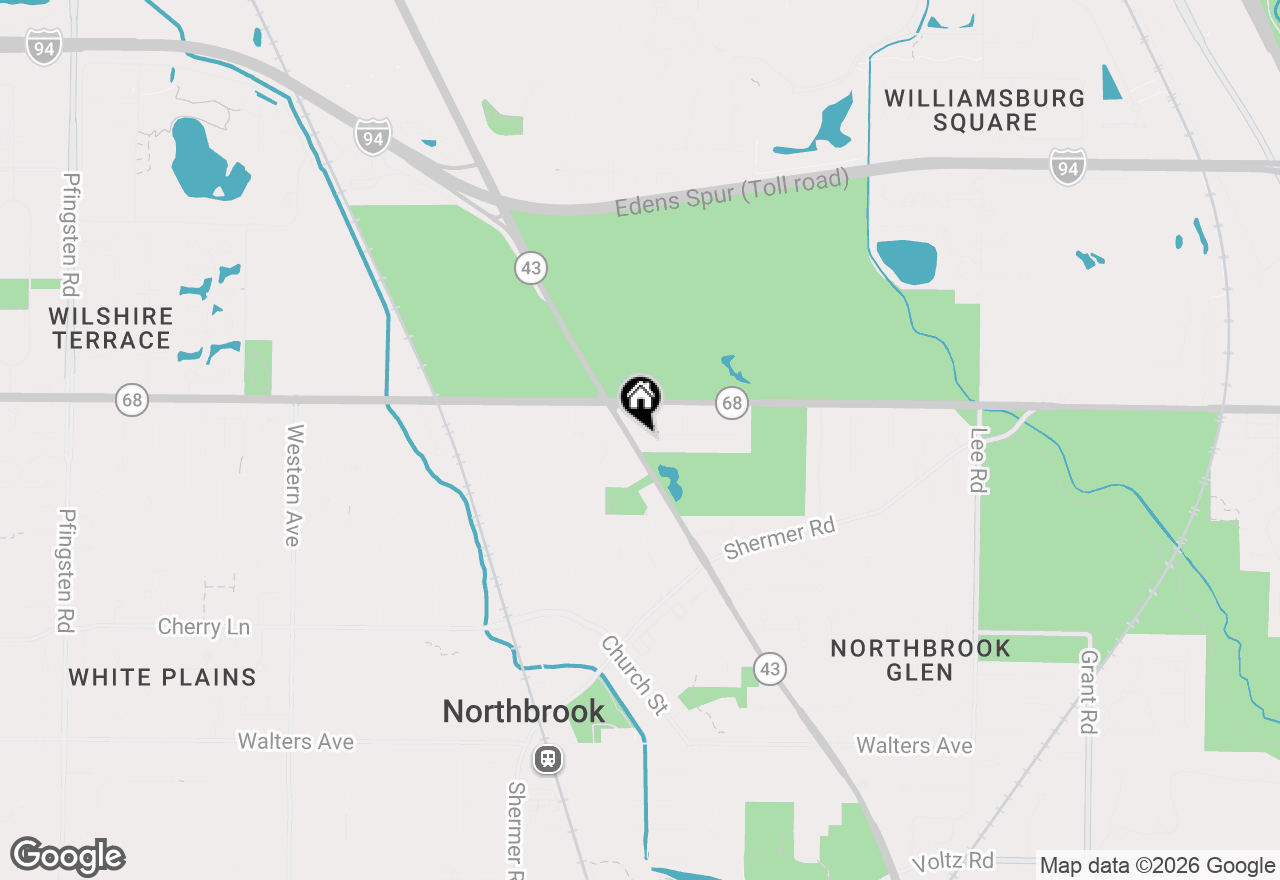 Map of 1739 Ferndale Avenue, Northbrook, IL 60062