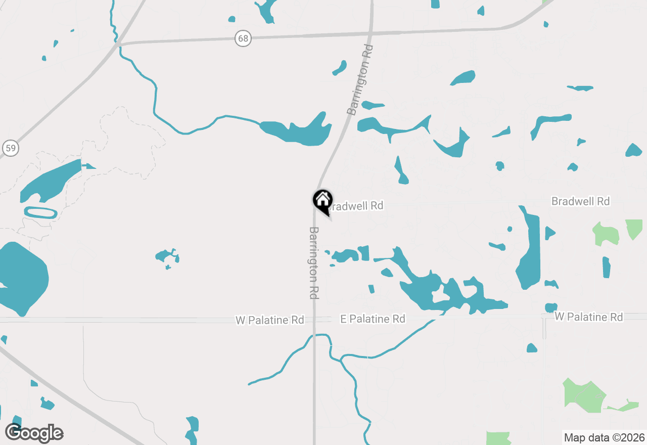 Map of 80 Geneva Court, Inverness, IL 60010