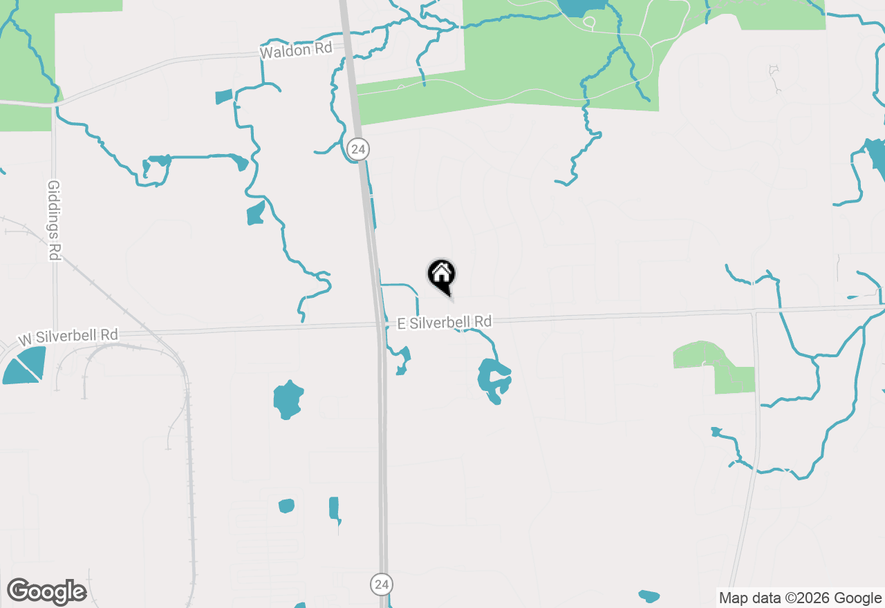 Map of 198 Morgan Hill Drive, Lake Orion, MI 48360