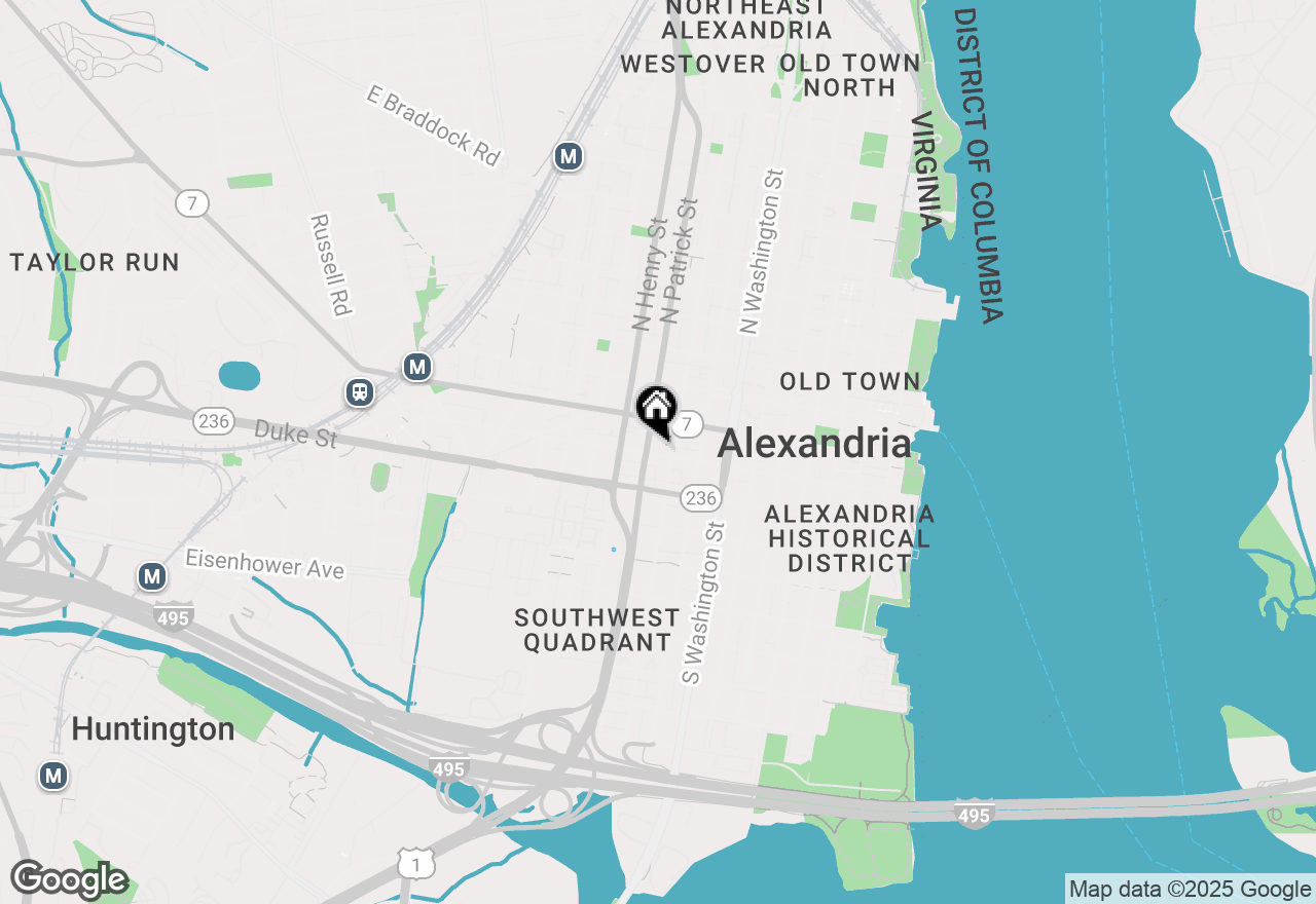 Map of 913 Prince Street #1, Alexandria, VA 22314