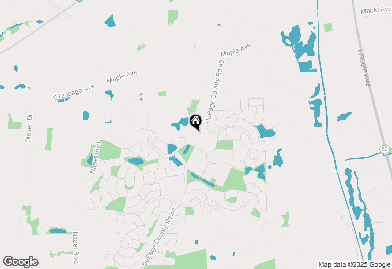 Map of 2258 Abbeywood Drive #D, Lisle, IL 60532