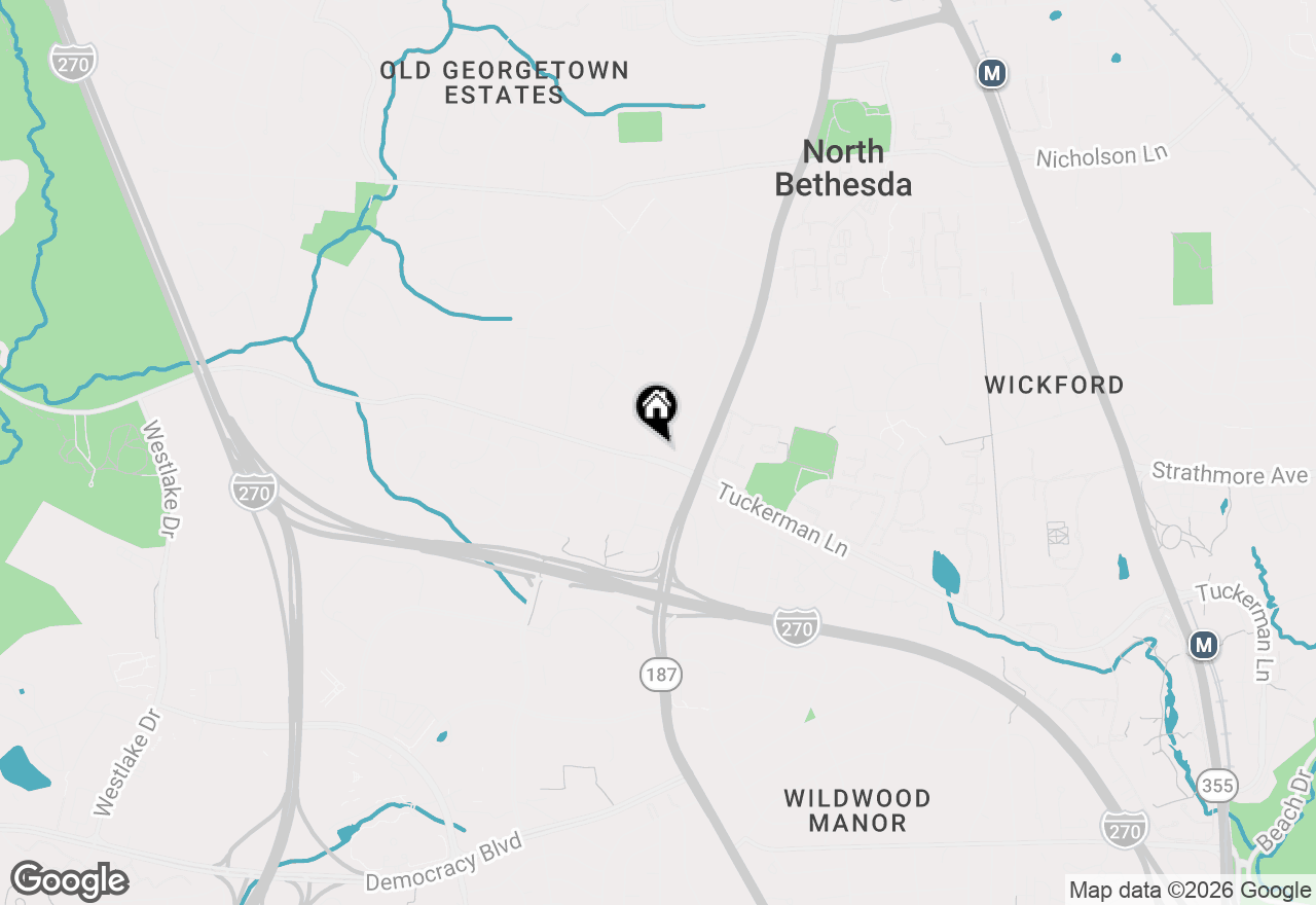 Map of 11001 Rosemont Drive, Rockville, MD 20852