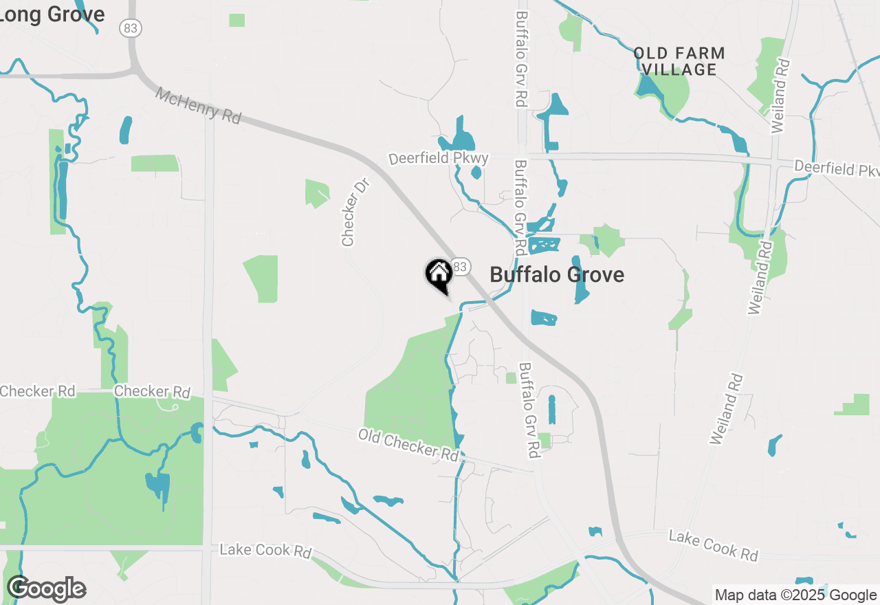 Map of 630 Woodhollow Lane, Buffalo Grove, IL 60089