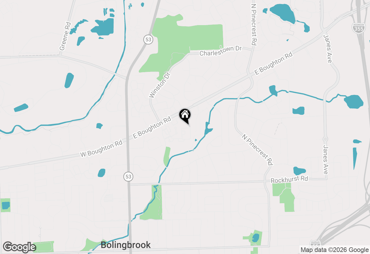 Map of 462 Degas Circle, Bolingbrook, IL 60440