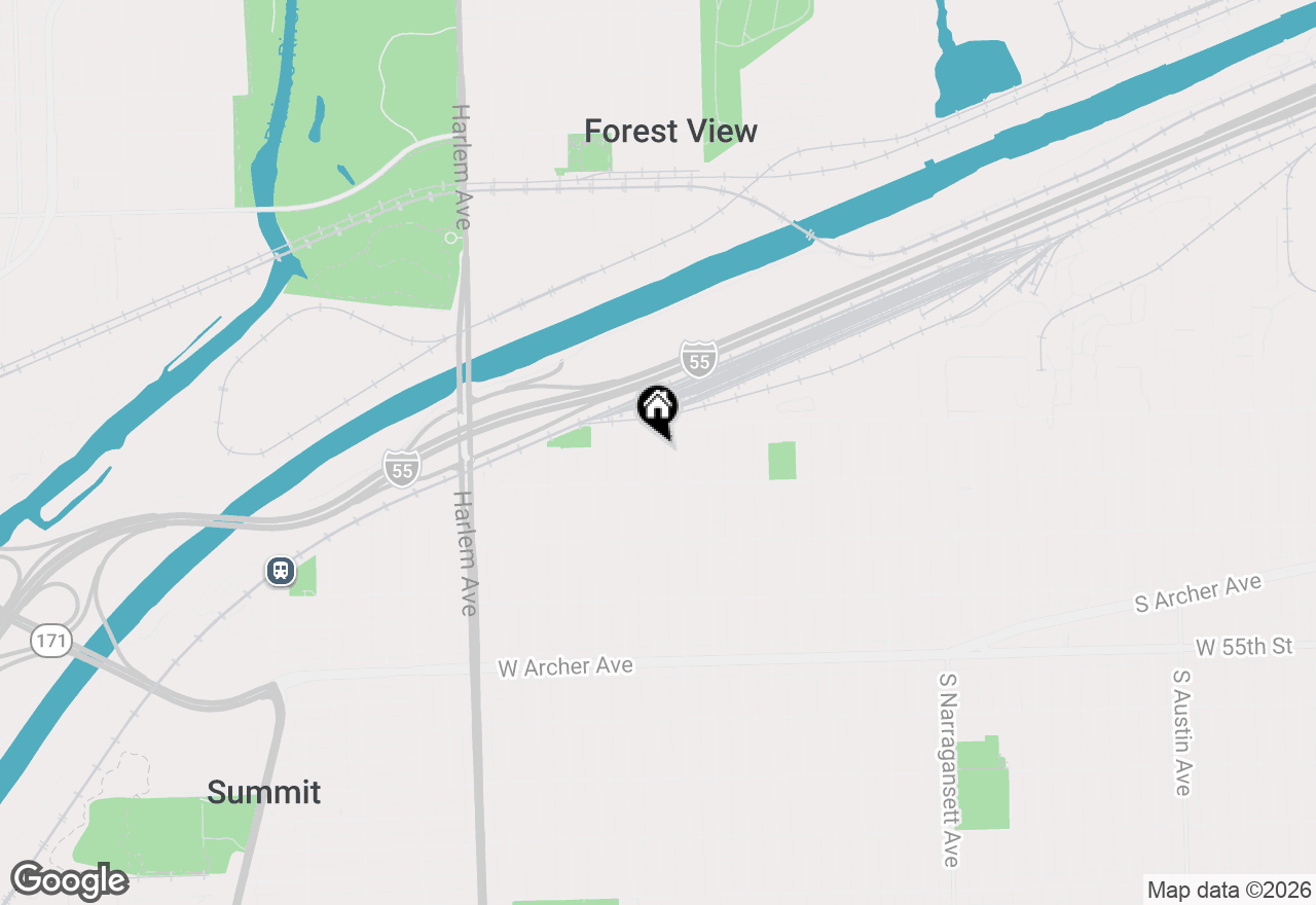 Map of 5127 S New England Avenue, Chicago, IL 60638