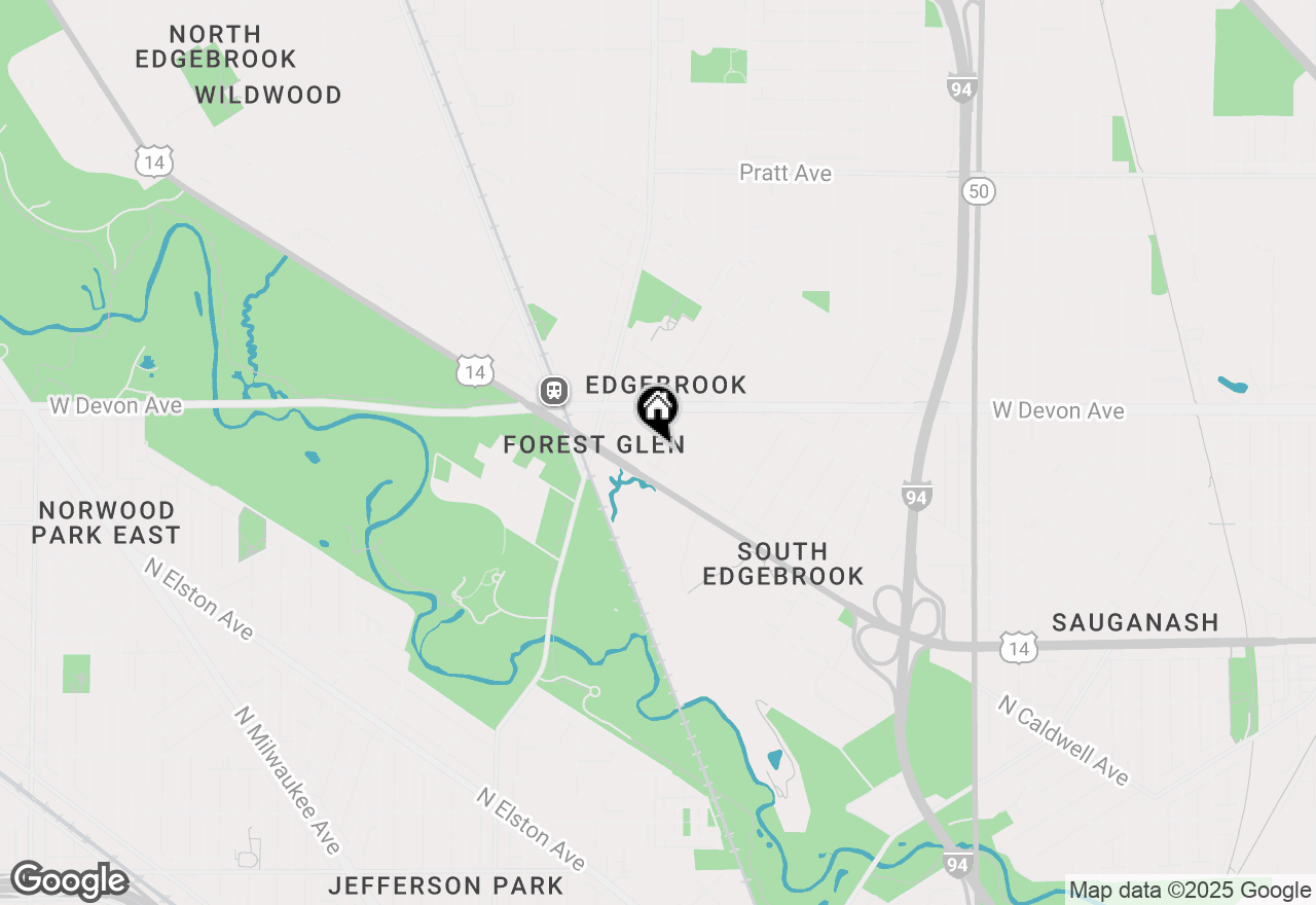 Map of 6327 N Spokane Avenue #1, Chicago, IL 60646