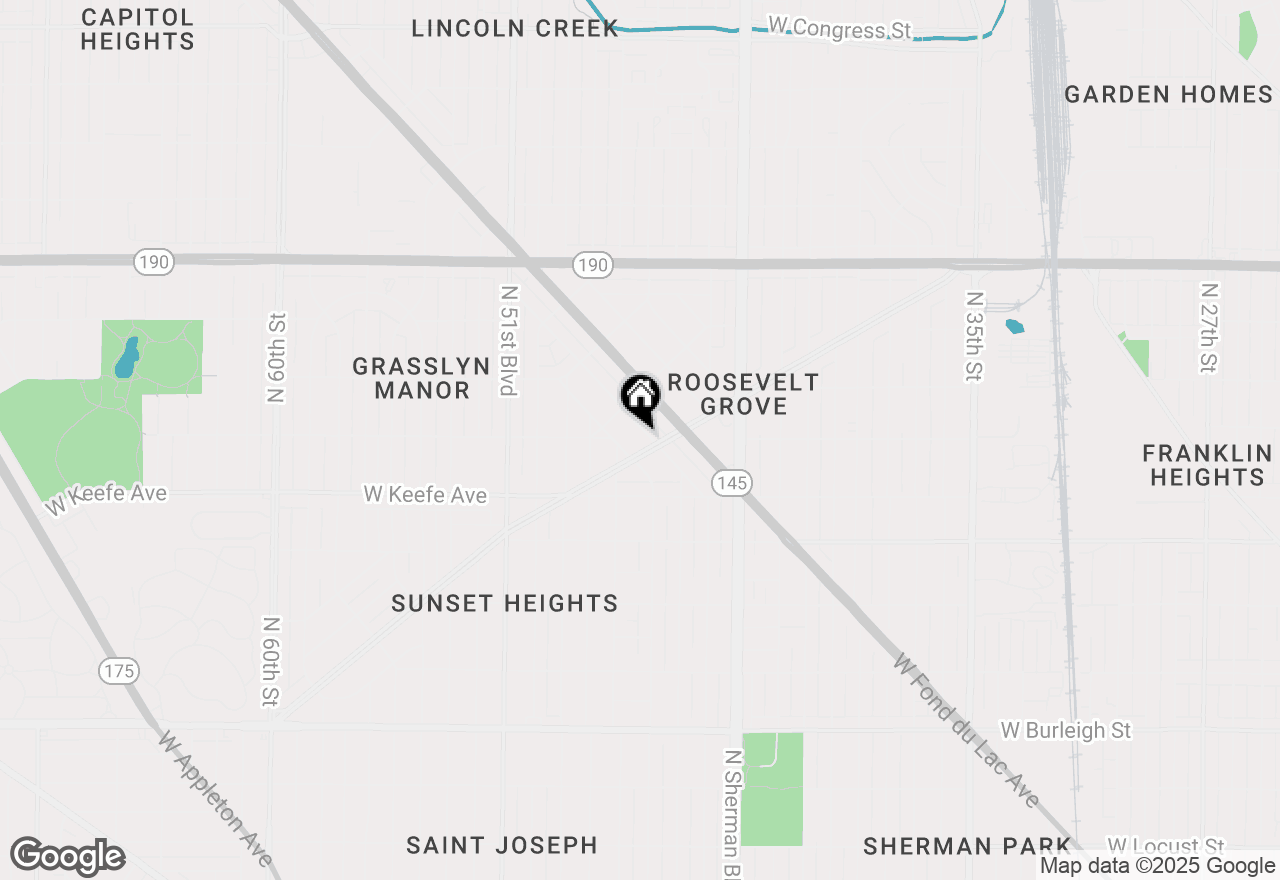Map of 4615 W Medford Ave, Milwaukee, WI 53216