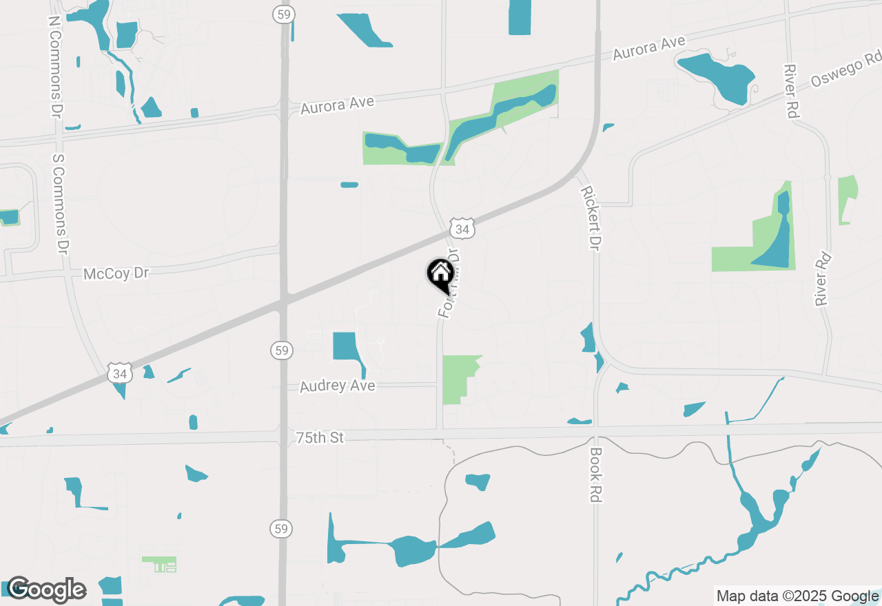 Map of 916 Pimpernel Court, Naperville, IL 60540