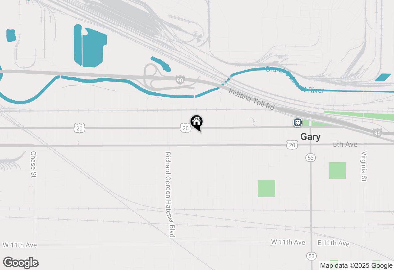 Map of 435 Buchanan Street #46402, Gary, IN 46402