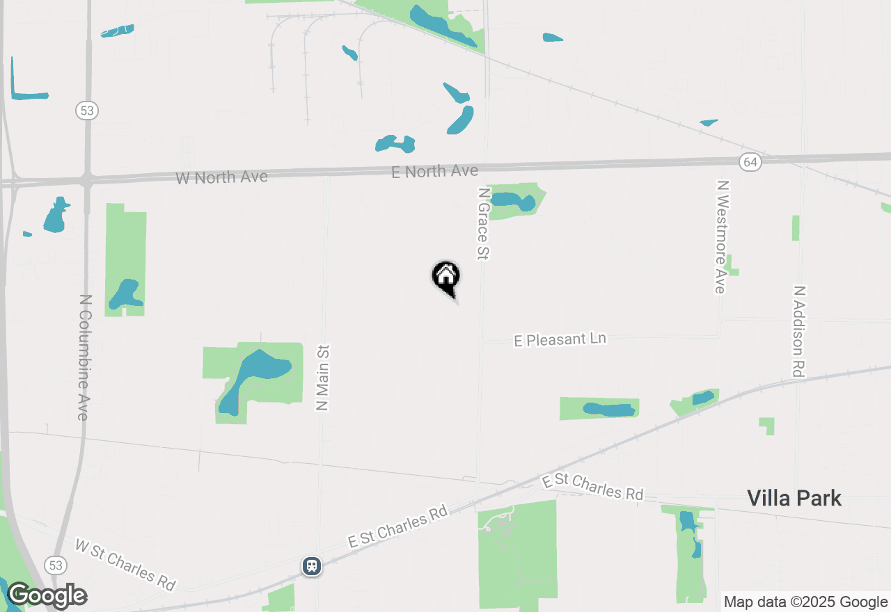 Map of 501 N Stewart Avenue, Lombard, IL 60148