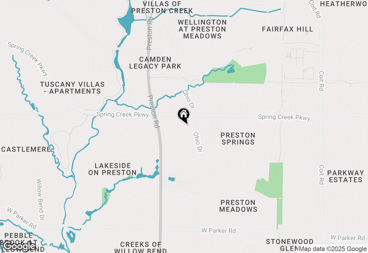 Map of 4708 W Spring Creek Parkway #3218, Plano, TX 75024