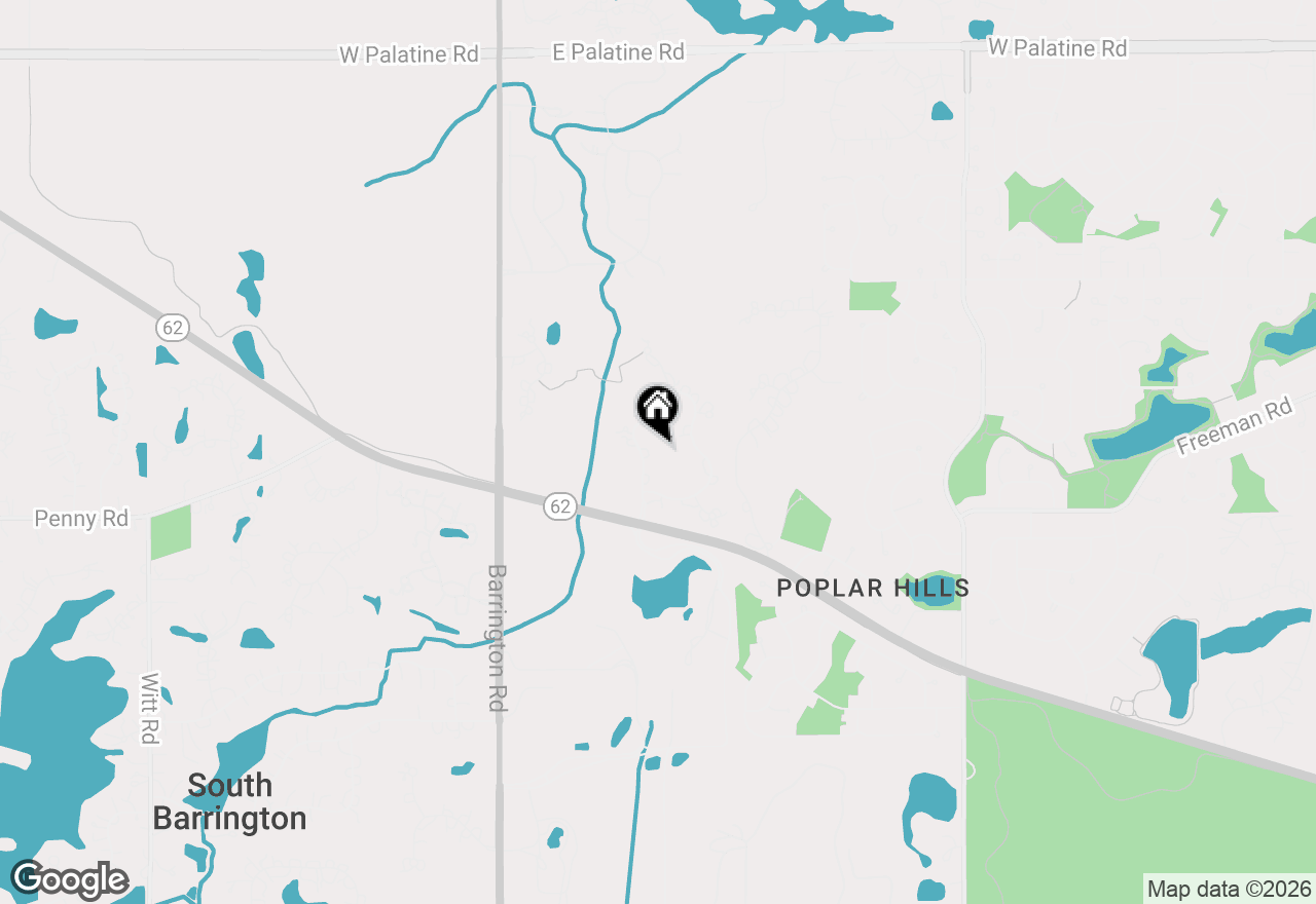 Map of 9 Willowmere Drive, South Barrington, IL 60010