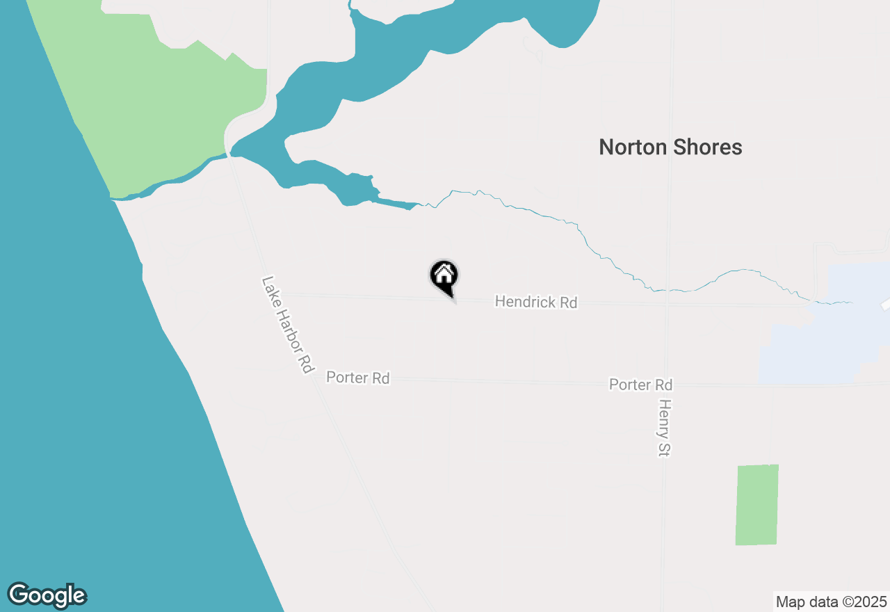 Map of 1345 Hendrick Road, Norton Shores, MI 49441