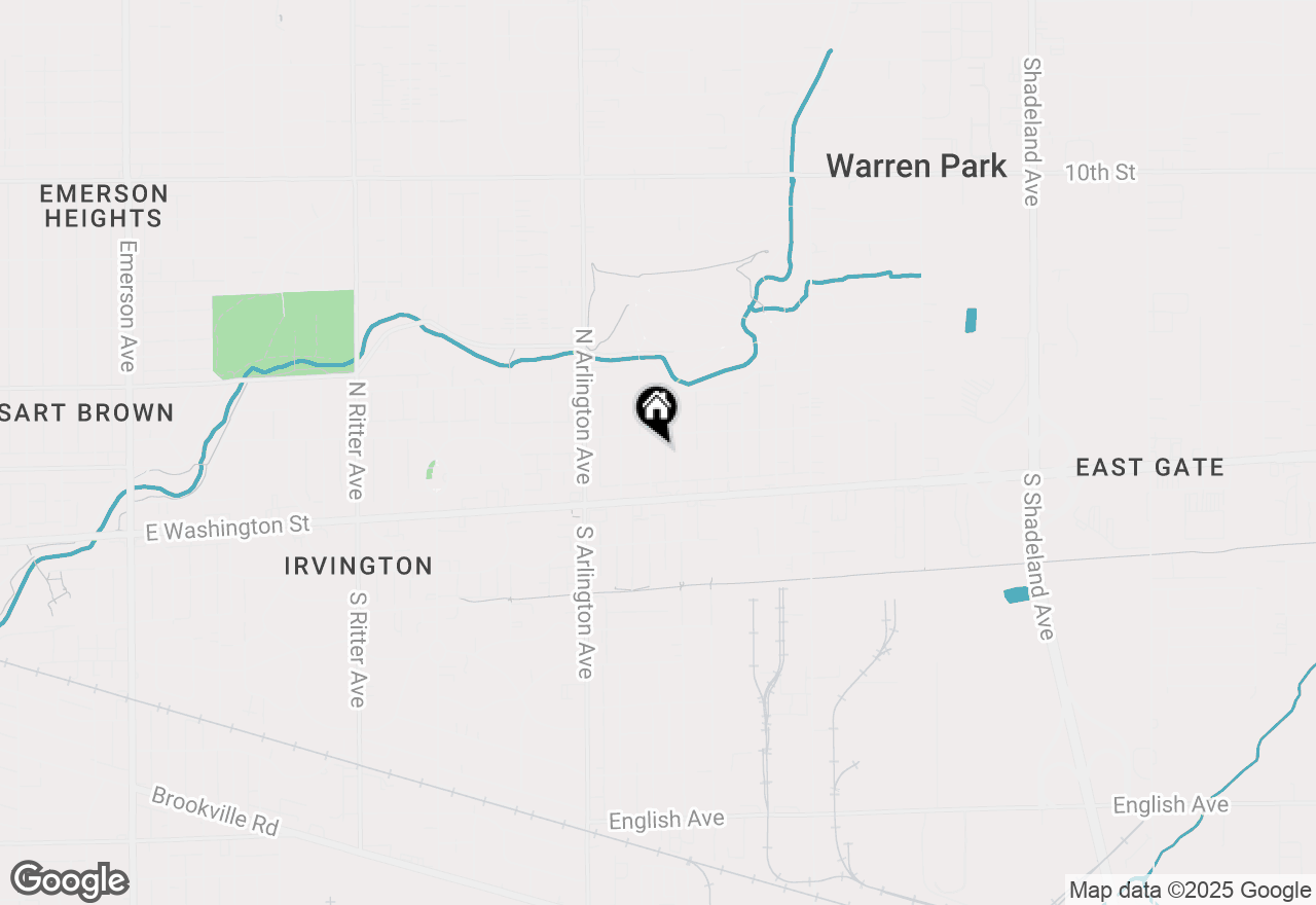 Map of 45 - 47 N Catherwood Avenue, Indianapolis, IN 46219