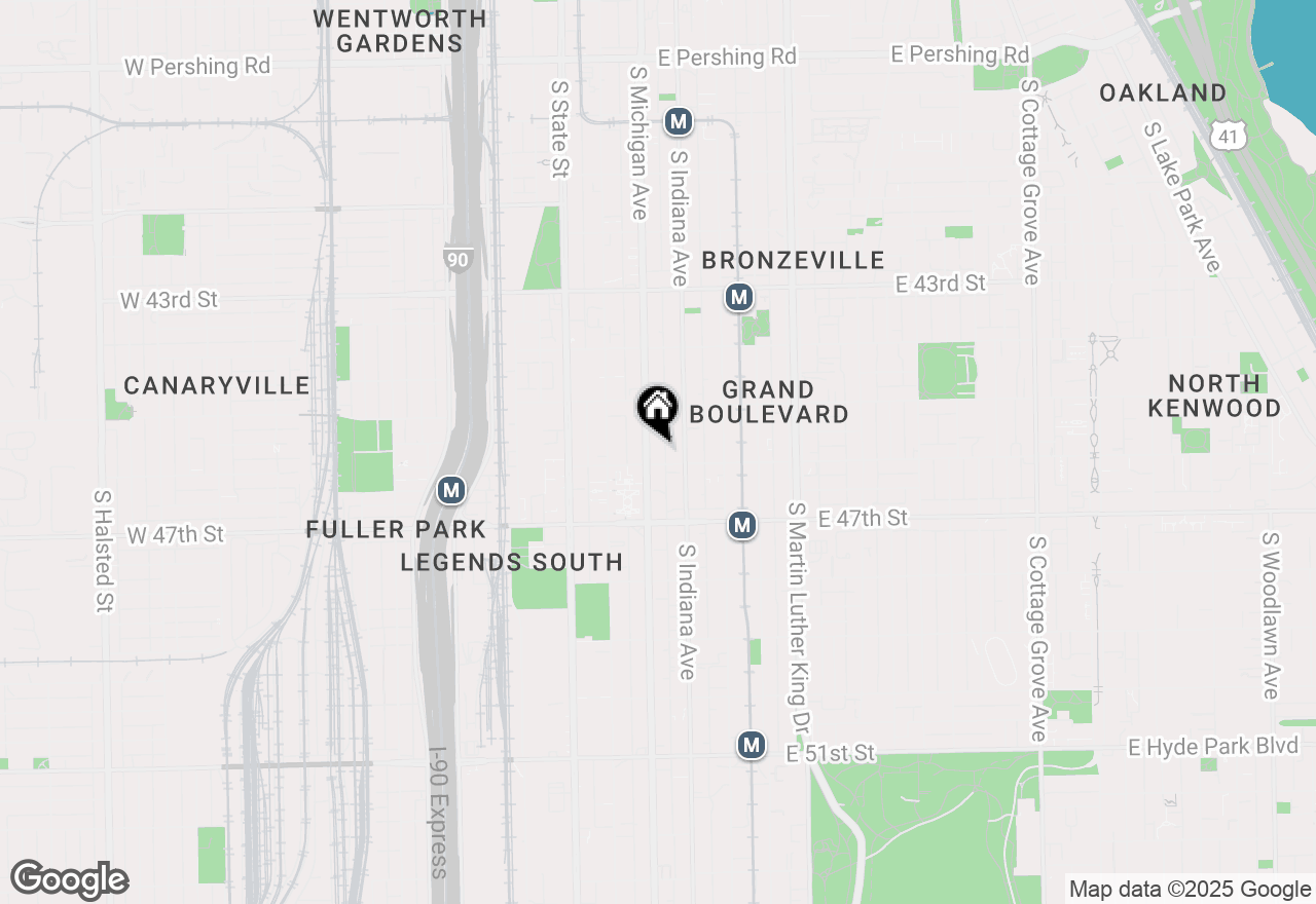 Map of 4551 S Michigan Avenue #B, Chicago, IL 60653