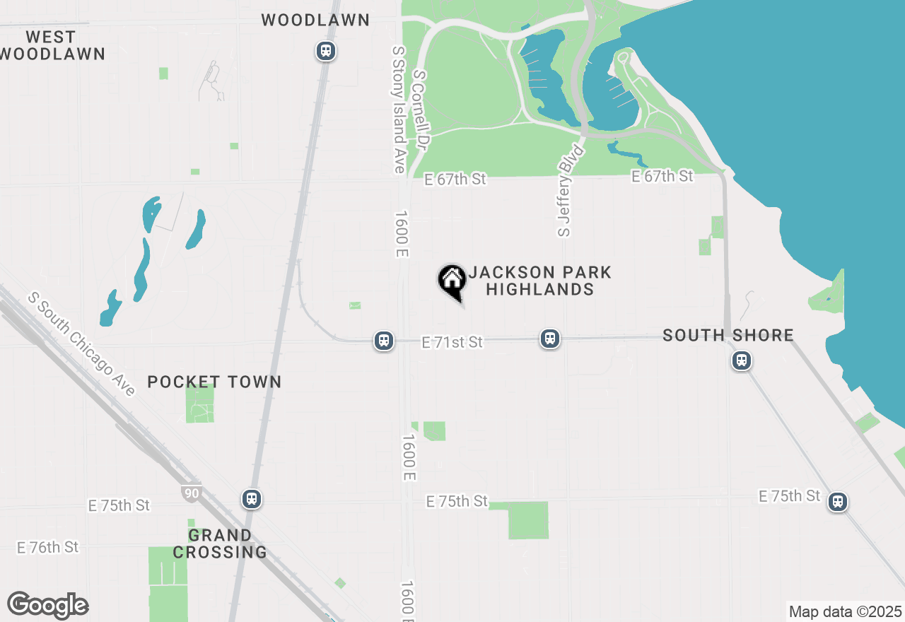 Map of 7010 S East End Avenue #4, Chicago, IL 60649