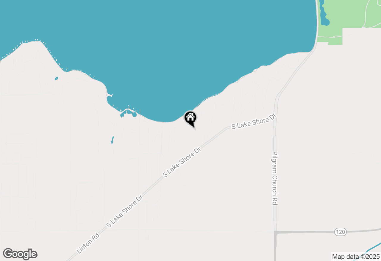 Map of W3124 S Lakeshore Dr, Lake Geneva, WI 53147