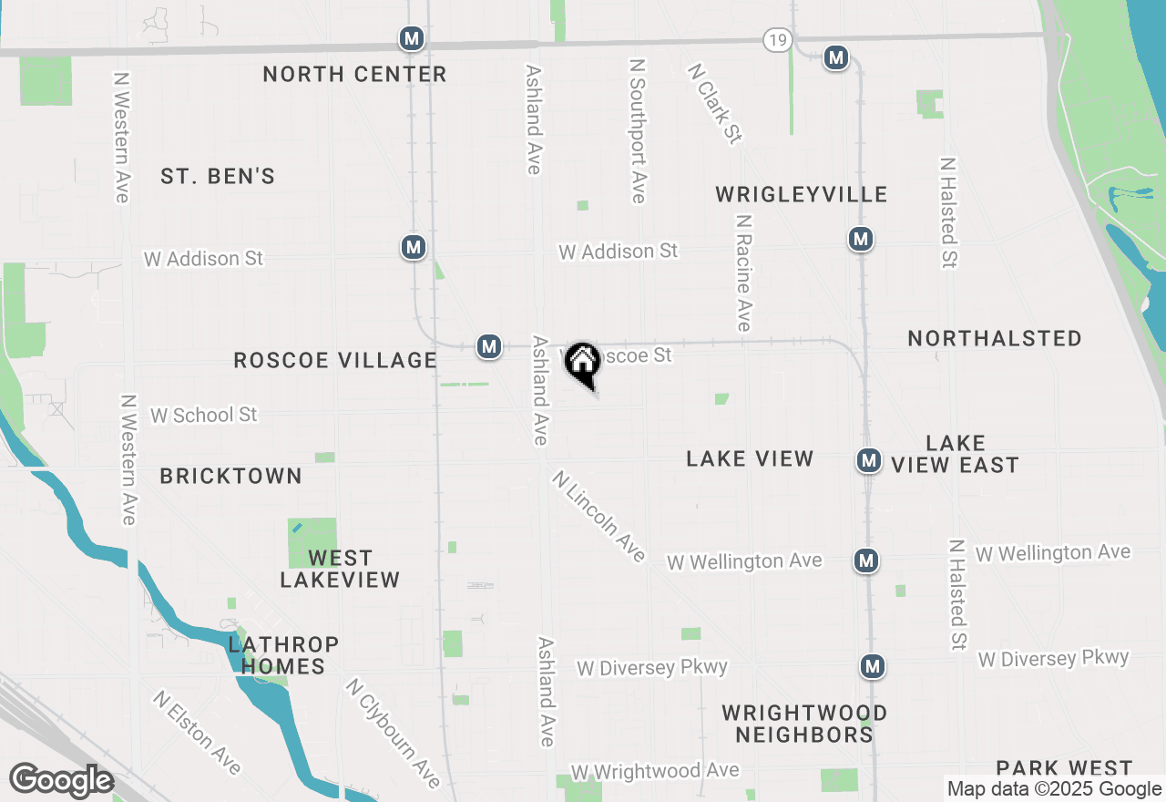 Map of 1508 W School Street, Chicago, IL 60657