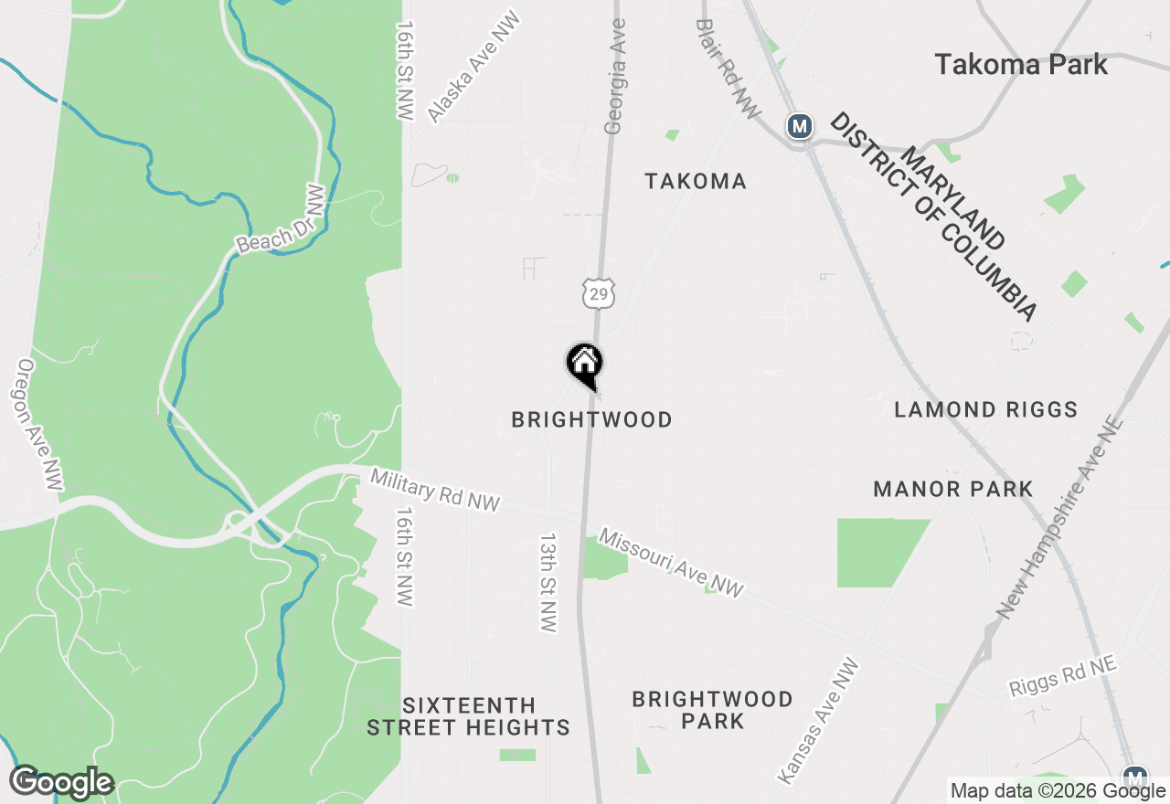 Map of 6218 Georgia Avenue Nw #3, Washington, DC 20011