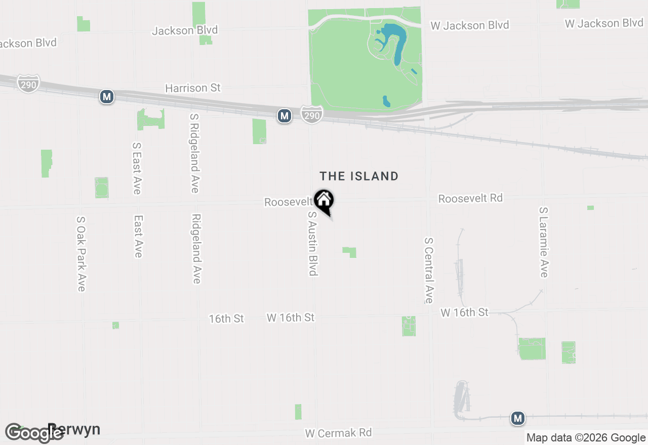 Map of 1230 S 59th Court, Cicero, IL 60804