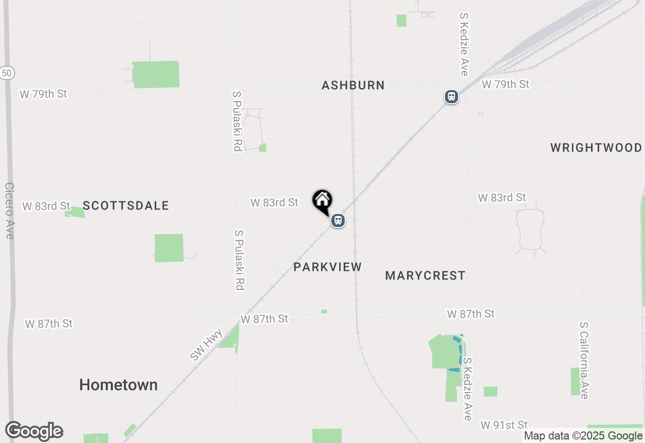 Map of 3711 W Columbus Avenue, Chicago, IL 60652