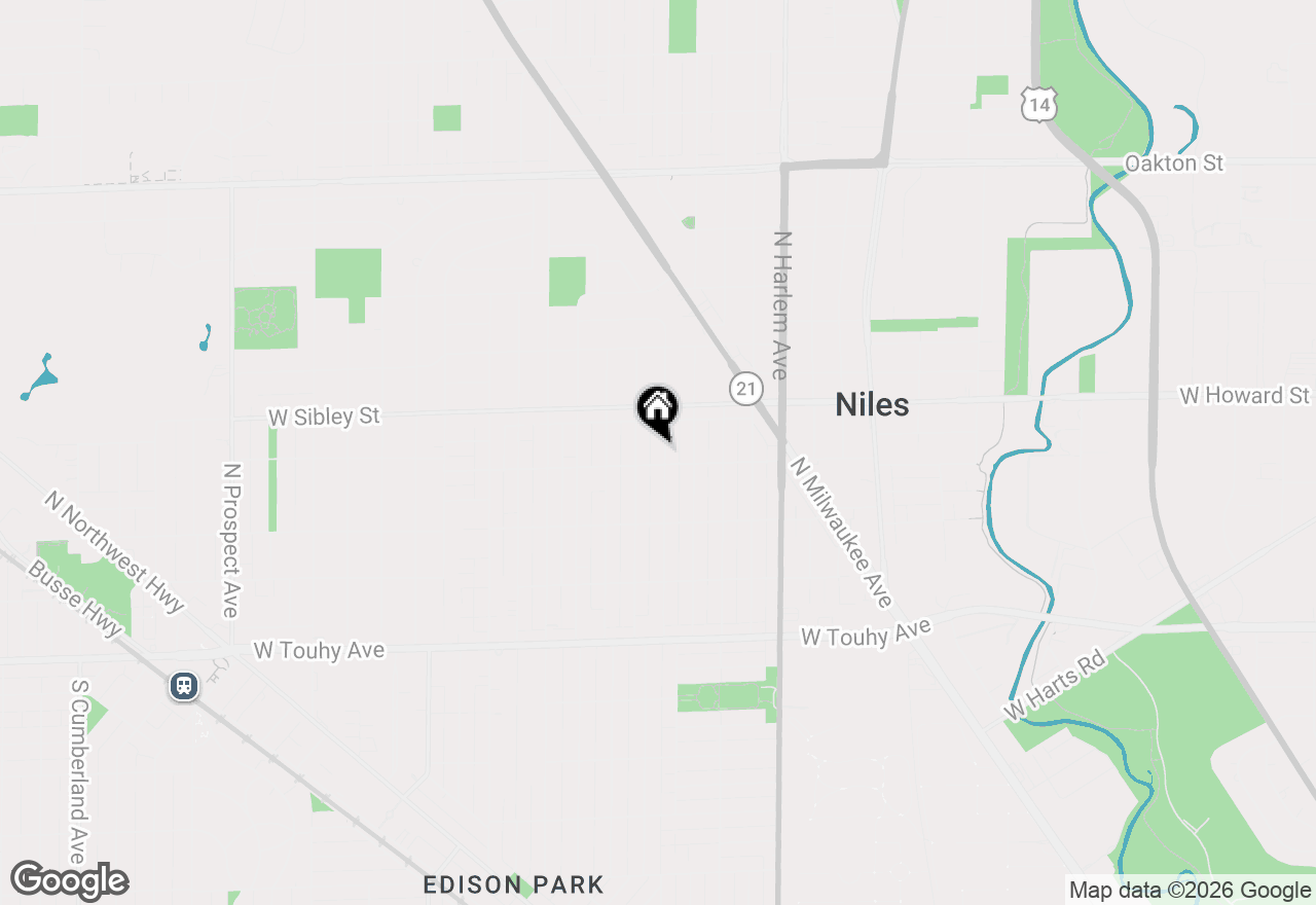 Map of 7510 N Oketo Avenue, Chicago, IL 60631