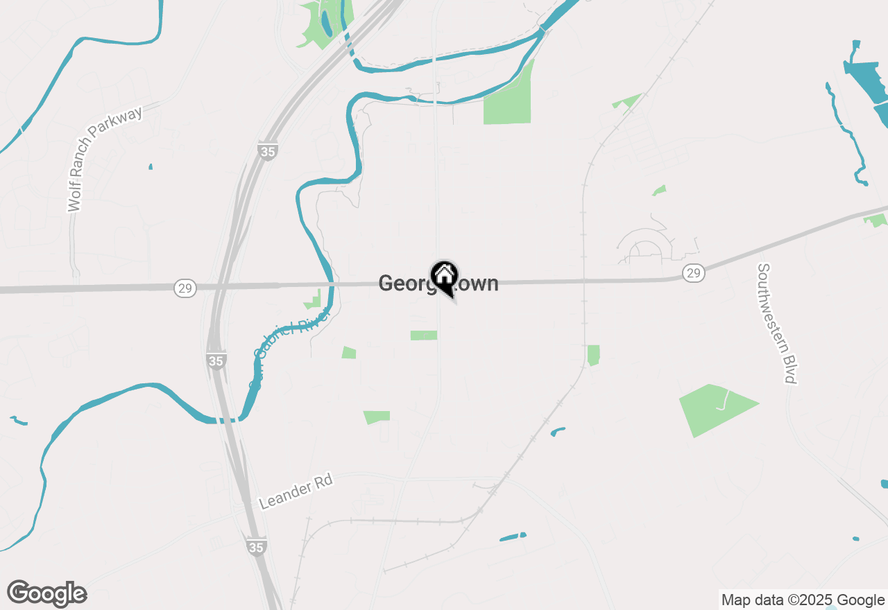 Map of 1223, 1223 1/2 & 122 S Austin Ave, Georgetown, TX 78626