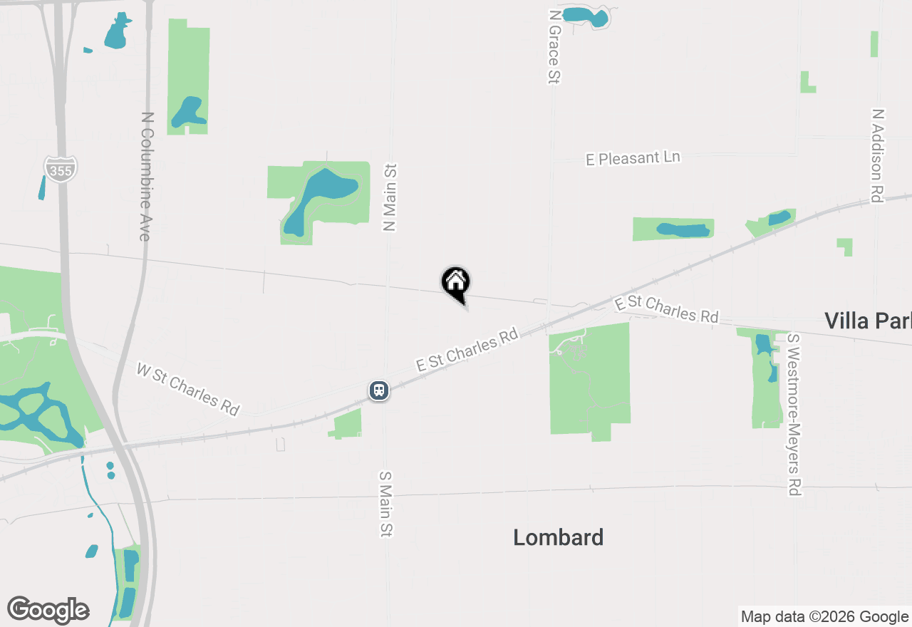 Map of (Address confidential), Lombard, Illinois 60148