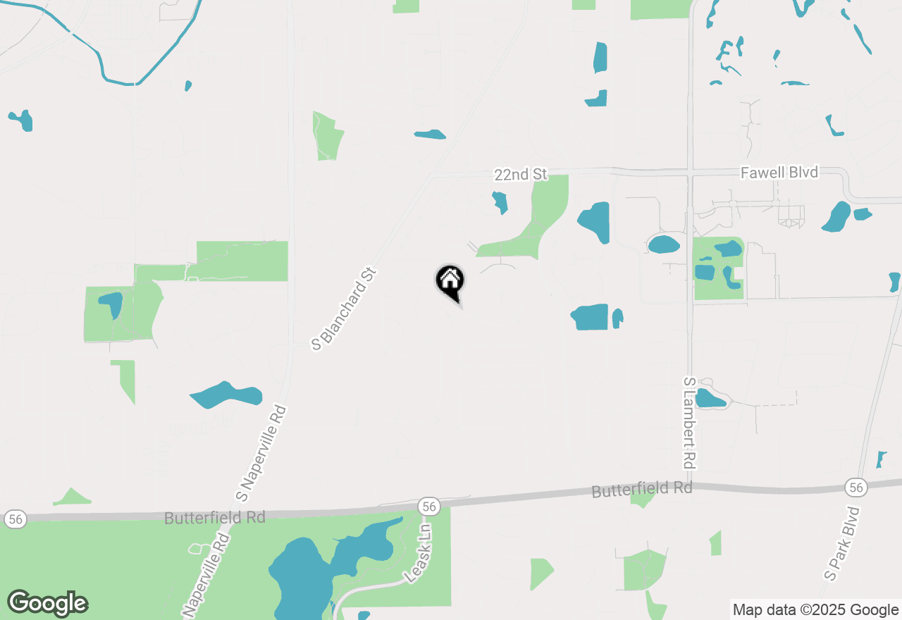 Map of 1813 Knapp Court, Wheaton, IL 60189