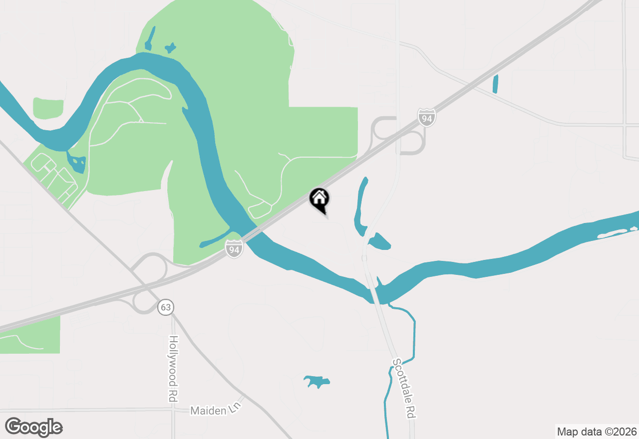 Map of 553 N Cygnet Lake Drive, Benton Harbor, MI 49022