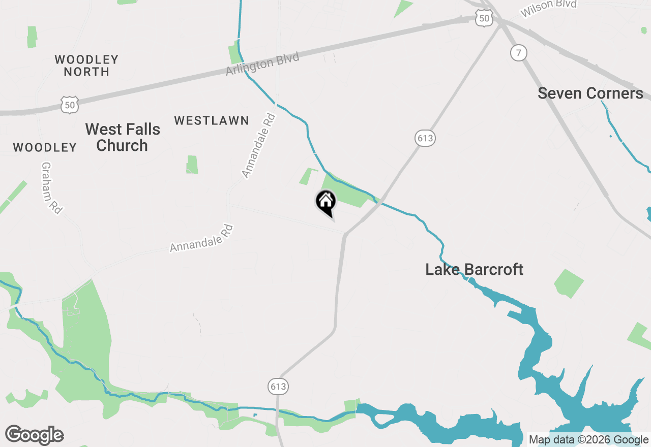 Map of 6620 Kerns Road, Falls Church, VA 22042