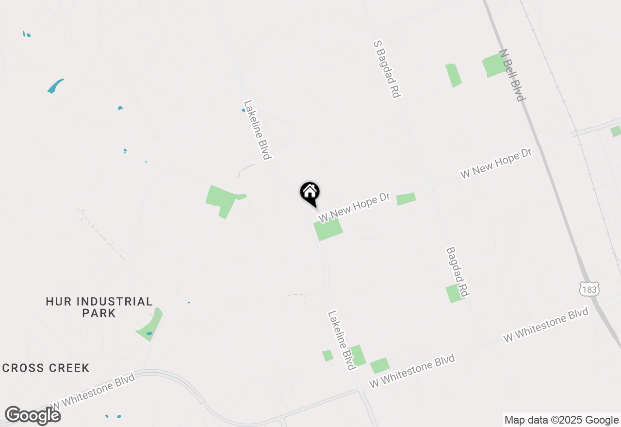 Map of 1606 Gouda Ct, Cedar Park, TX 78613