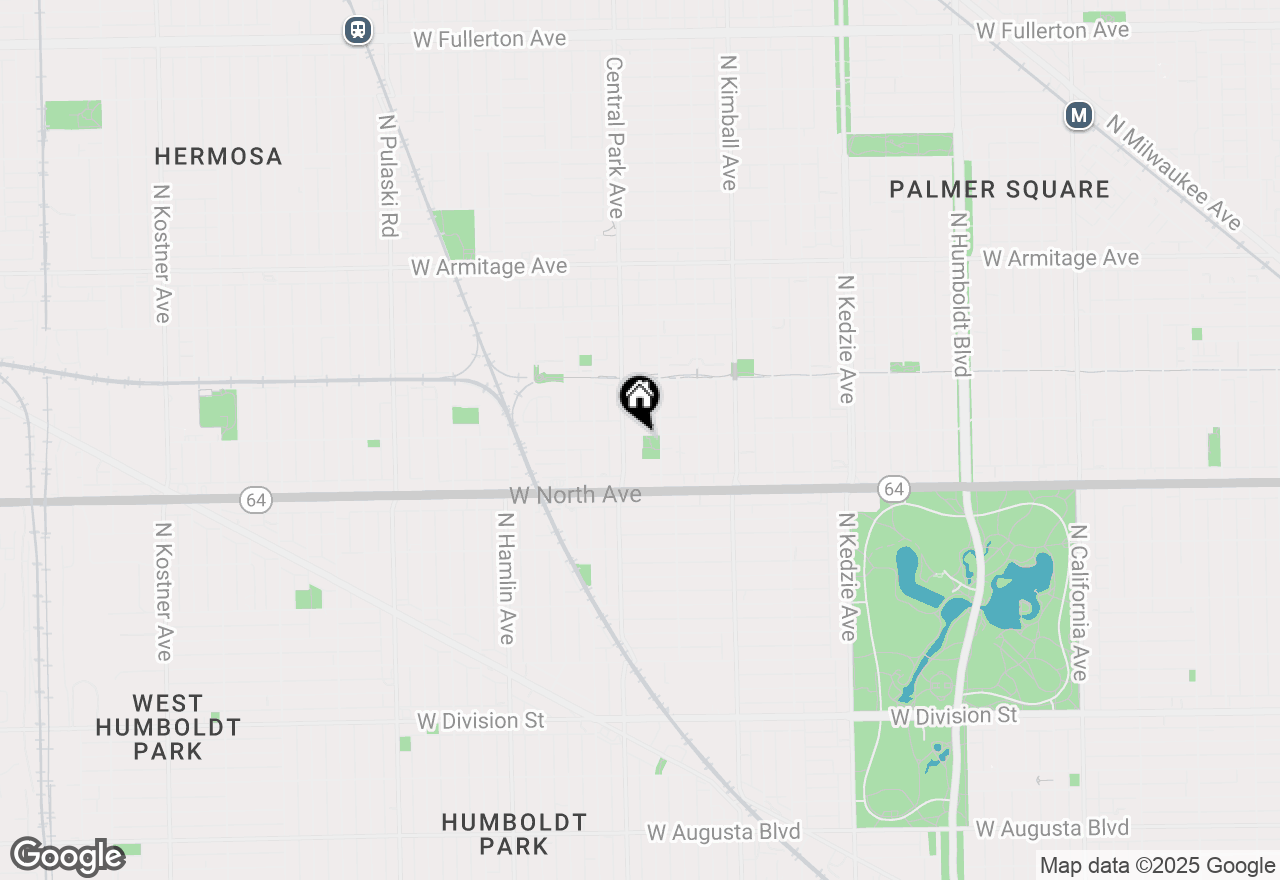 Map of 3565 W Wabansia Avenue, Chicago, IL 60647