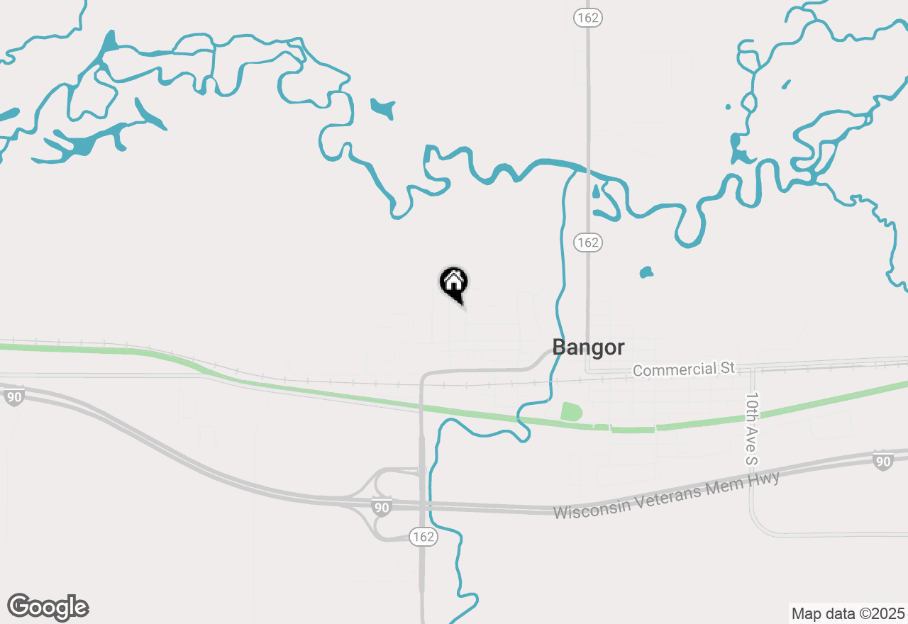 Map of 304 Hattan St, Bangor, WI 54614