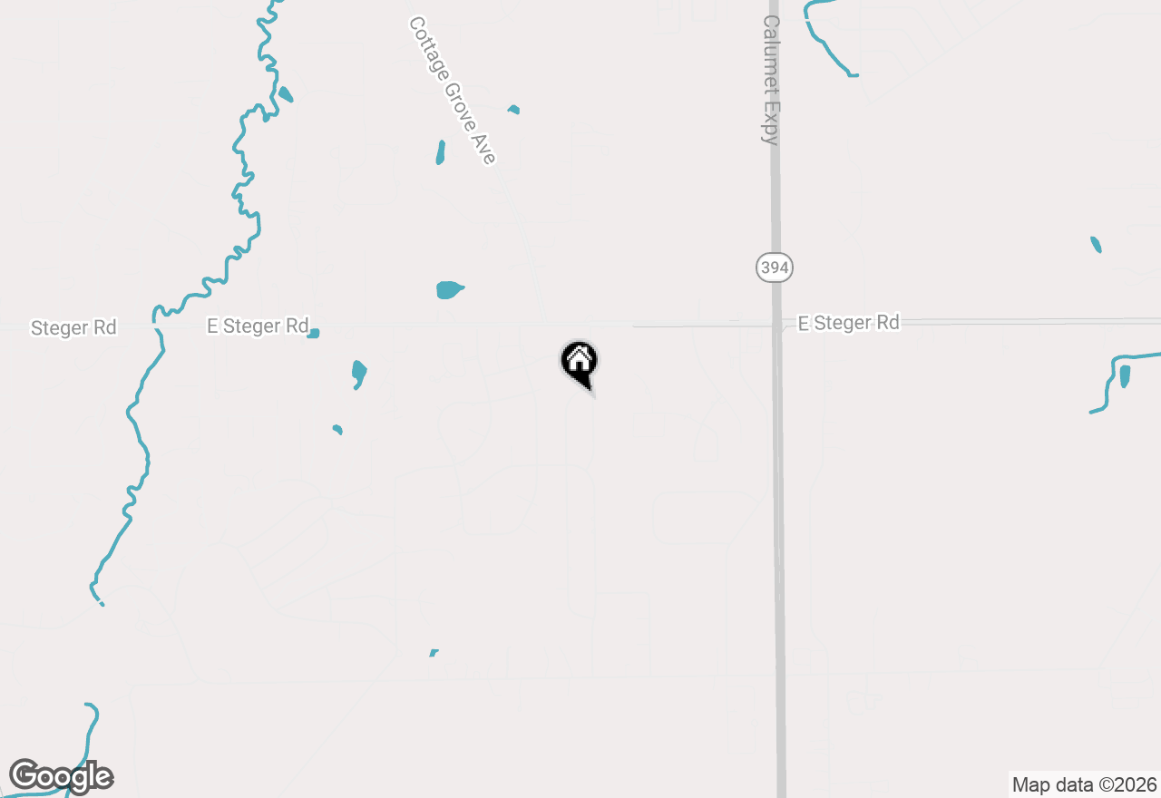Map of 3479 N Edward Drive, Crete, IL 60417
