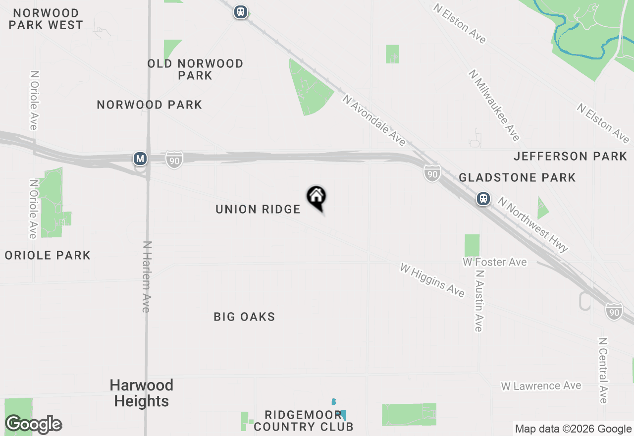 Map of 5323 N Natoma Avenue, Chicago, IL 60656