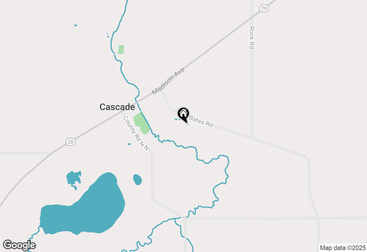 Map of 102 Wisconsin St, Cascade, WI 53011