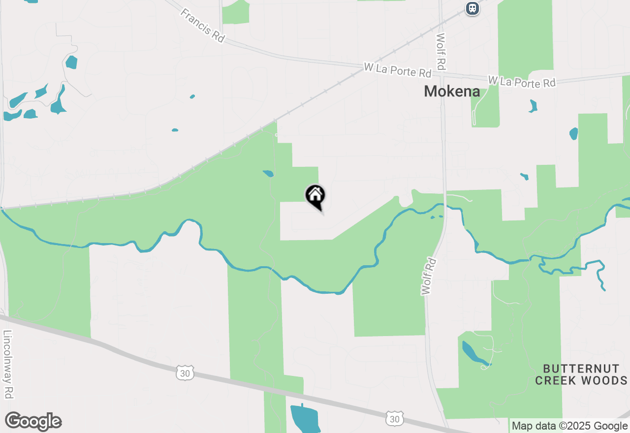 Map of 11621 Old Castle Drive, Mokena, IL 60448