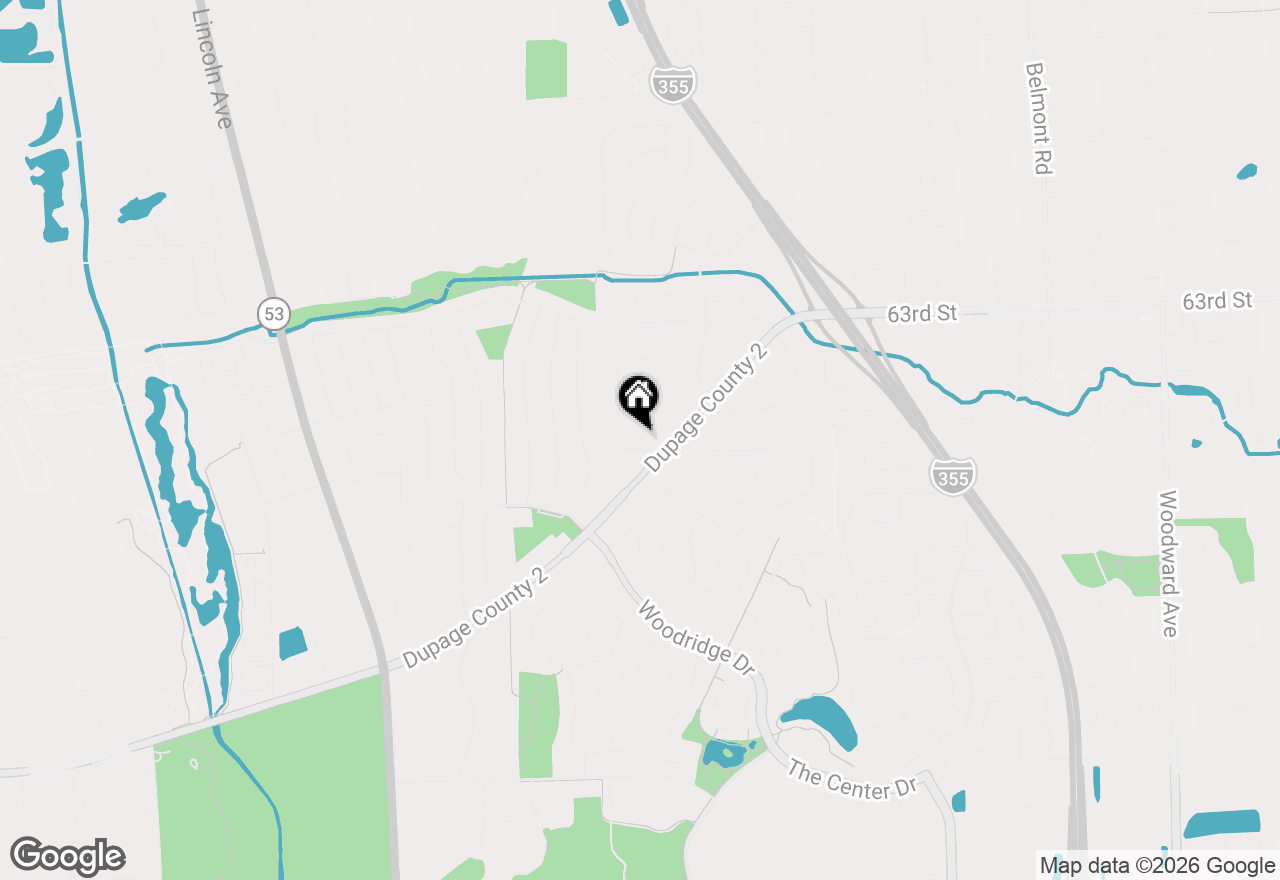 Map of 3 Hobson Court, Woodridge, IL 60517