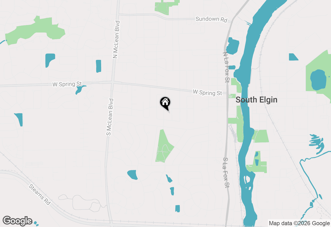 Map of 145 Concord Avenue, South Elgin, IL 60177