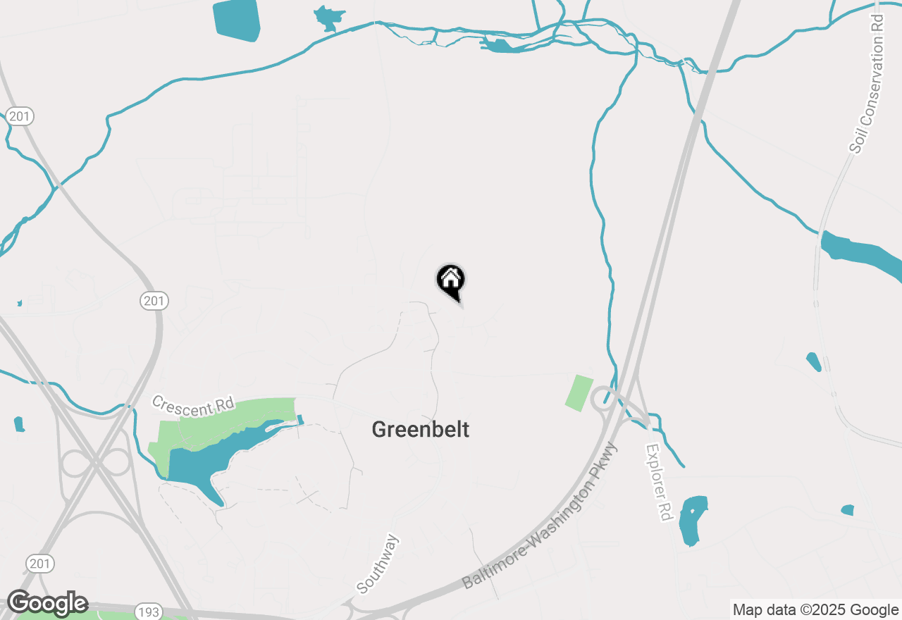 Map of 58 Ridge Road, Greenbelt, MD 20770