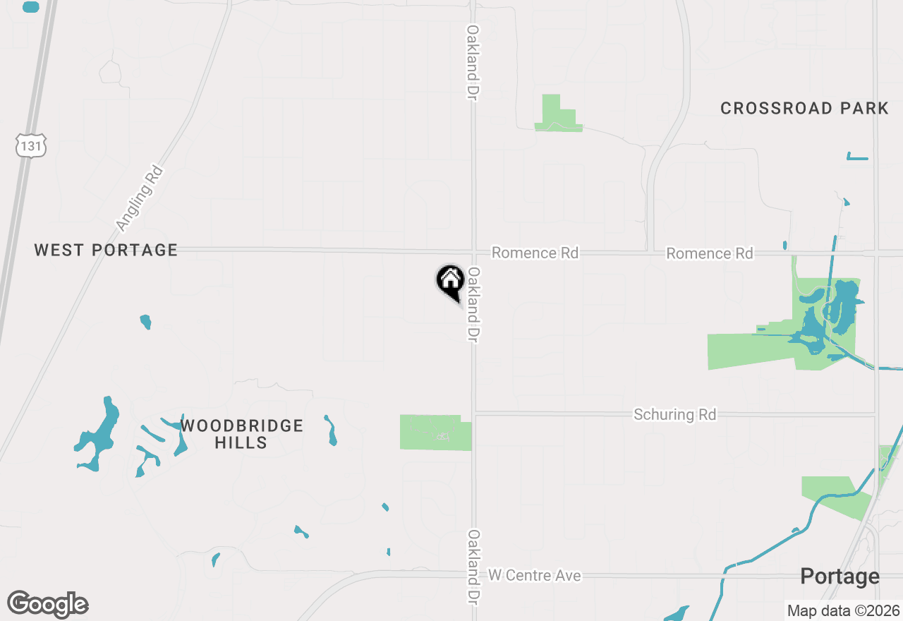 Map of 7189 Bridlewood Circle, Portage, MI 49024